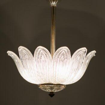 Carl Fagerlund ceiling lamp by Orrefors at Studio Schalling