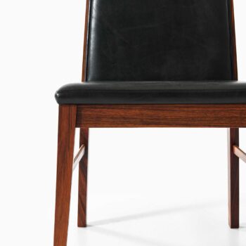 Dining chairs in rosewood by Dyrlund at Studio Schalling