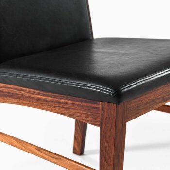 Dining chairs in rosewood by Dyrlund at Studio Schalling