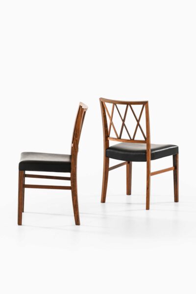 Ole Wanscher dining chairs in rosewood at Studio Schalling