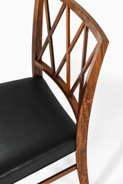 Ole Wanscher dining chairs in rosewood at Studio Schalling