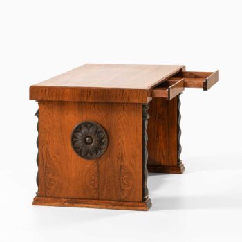 Library table in rosewood from 1930's at Studio Schalling