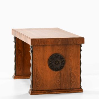 Library table in rosewood from 1930's at Studio Schalling