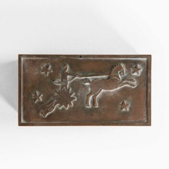 Bronze box from 1930's by Einar Dragsted at Studio Schalling
