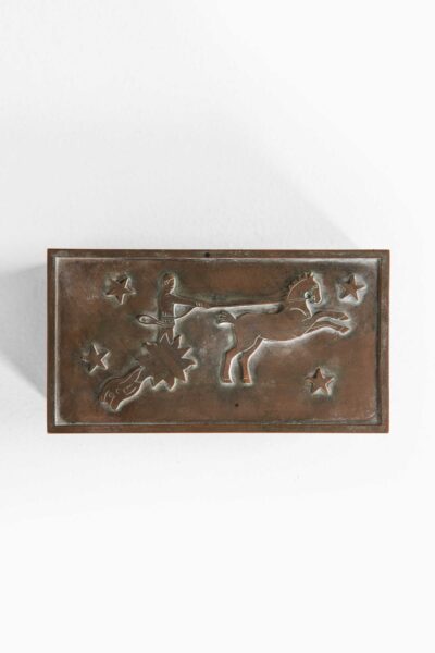 Bronze box from 1930's by Einar Dragsted at Studio Schalling