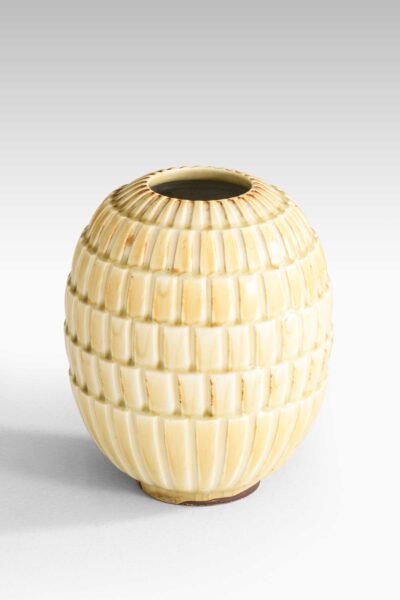 Gertrud Lönegren ceramic vase by Rörstrand at Studio Schalling