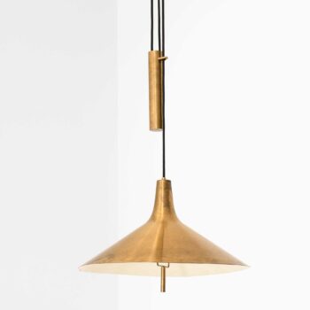 Thomas Valentiner ceiling lamp in brass at Studio Schalling