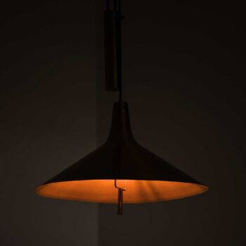 Thomas Valentiner ceiling lamp in brass at Studio Schalling