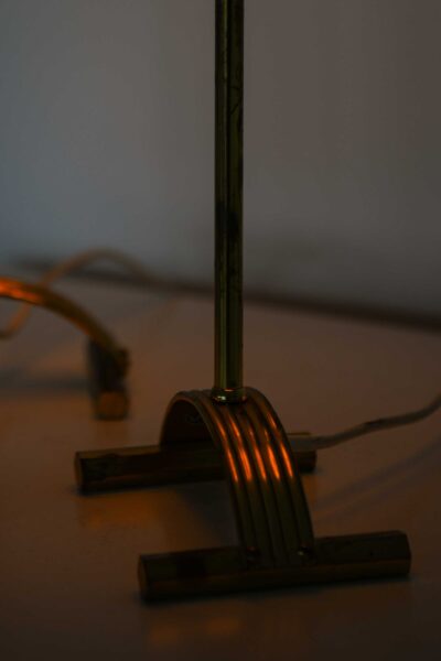 Pair of table lamps in brass at Studio Schalling