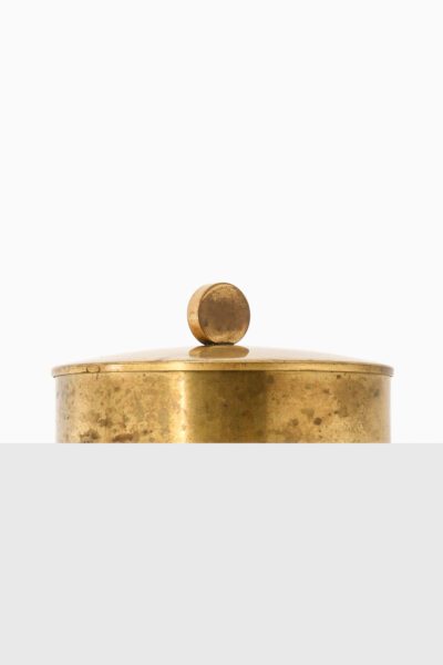 Ystad Metall jar in brass at Studio Schalling