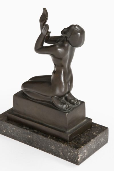 Knut Jern sculpture in bronze by Otto Meyer at Studio Schalling