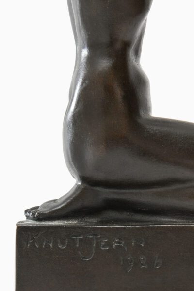 Knut Jern sculpture in bronze by Otto Meyer at Studio Schalling