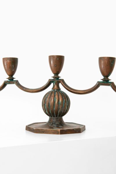 Bronze candelabra by GAB at Studio Schalling